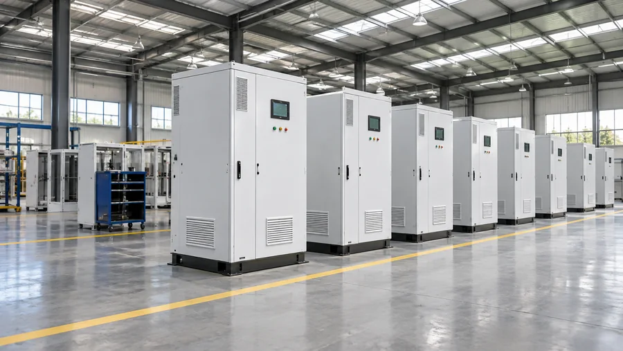 Illustrative equipment manufacturing scene