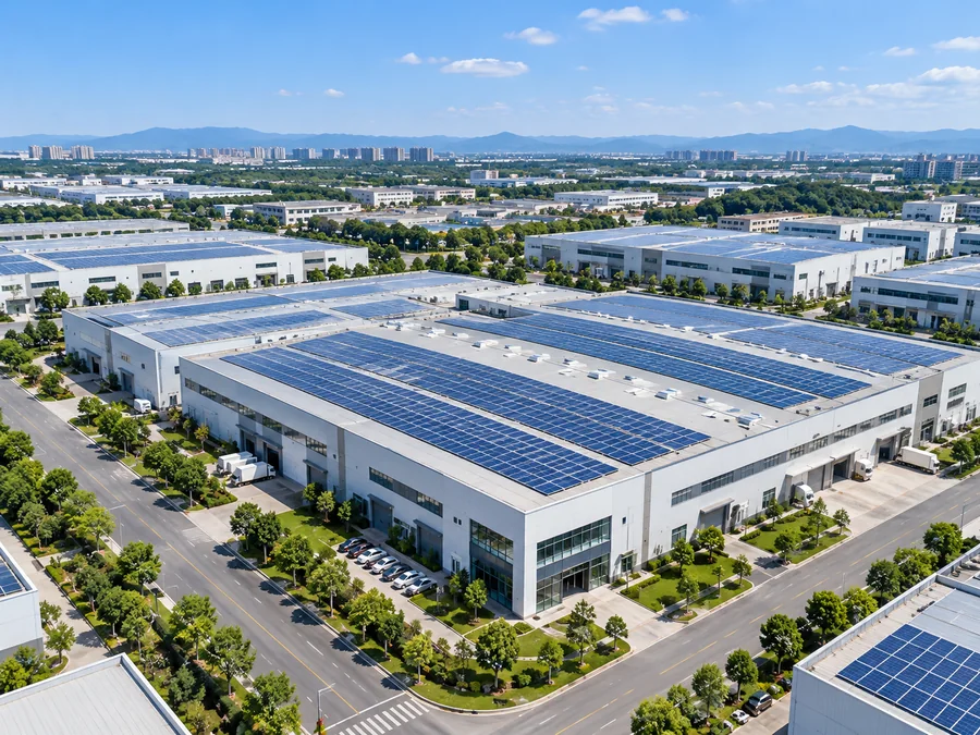Illustrative industrial parks solution