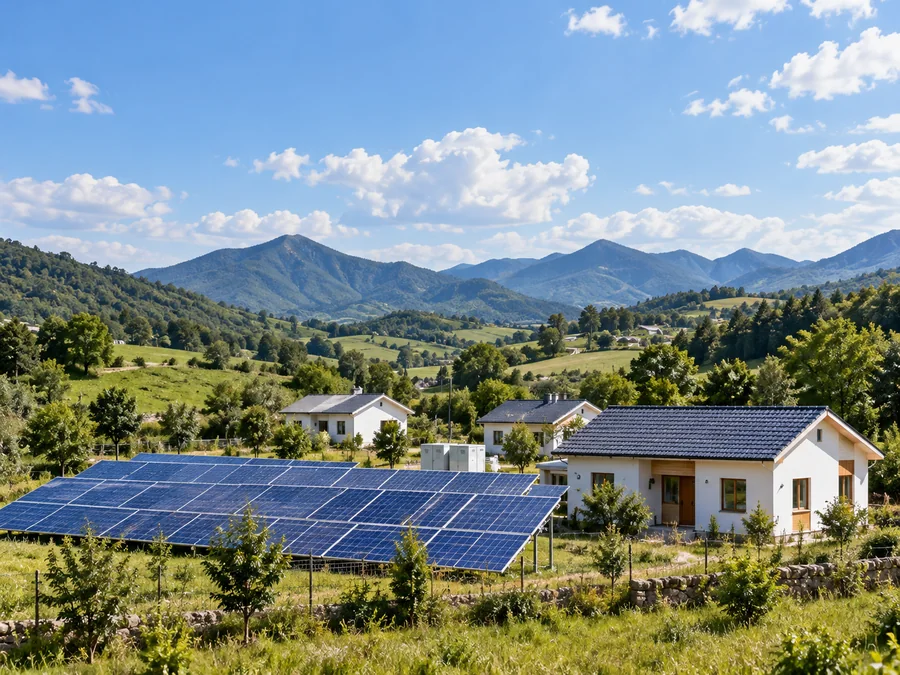 Illustrative rural microgrids solution